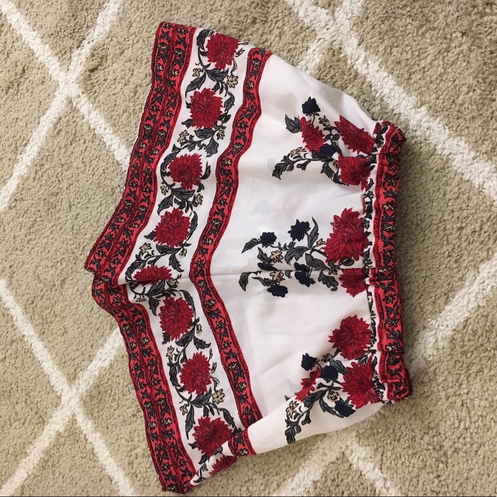 High wasted Floral Shorts